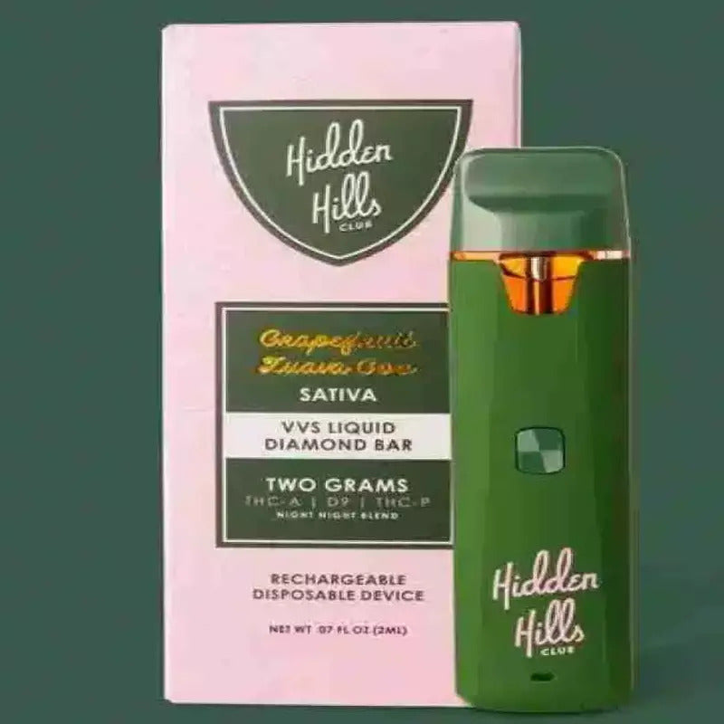 HIDDEN HILLS LIQUID DIAMOND DISPOSABLE THC-A | D9 | THC-P | 2 GRAM - E-Juice Steals