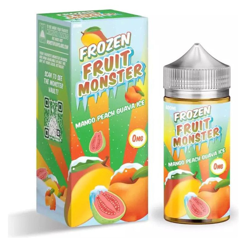 SALE! FROZEN FRUIT MONSTER E-LIQUID MANGO PEACH GUAVA - 100ML - E-Juice Steals