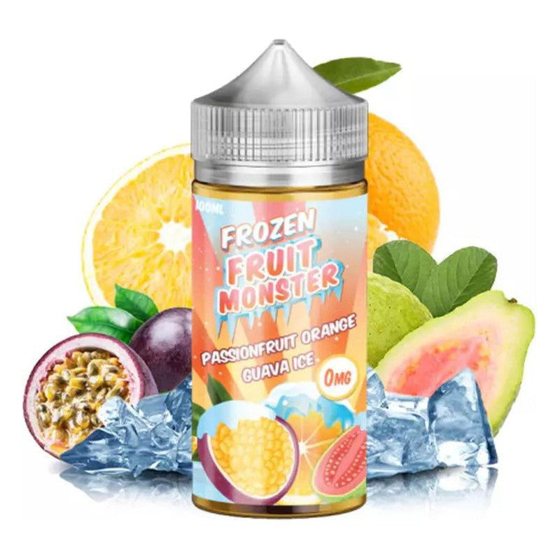 SALE! FROZEN FRUIT MONSTER E-LIQUID PASSIONFRUIT ORANGE GUAVA - 100ML - E-Juice Steals