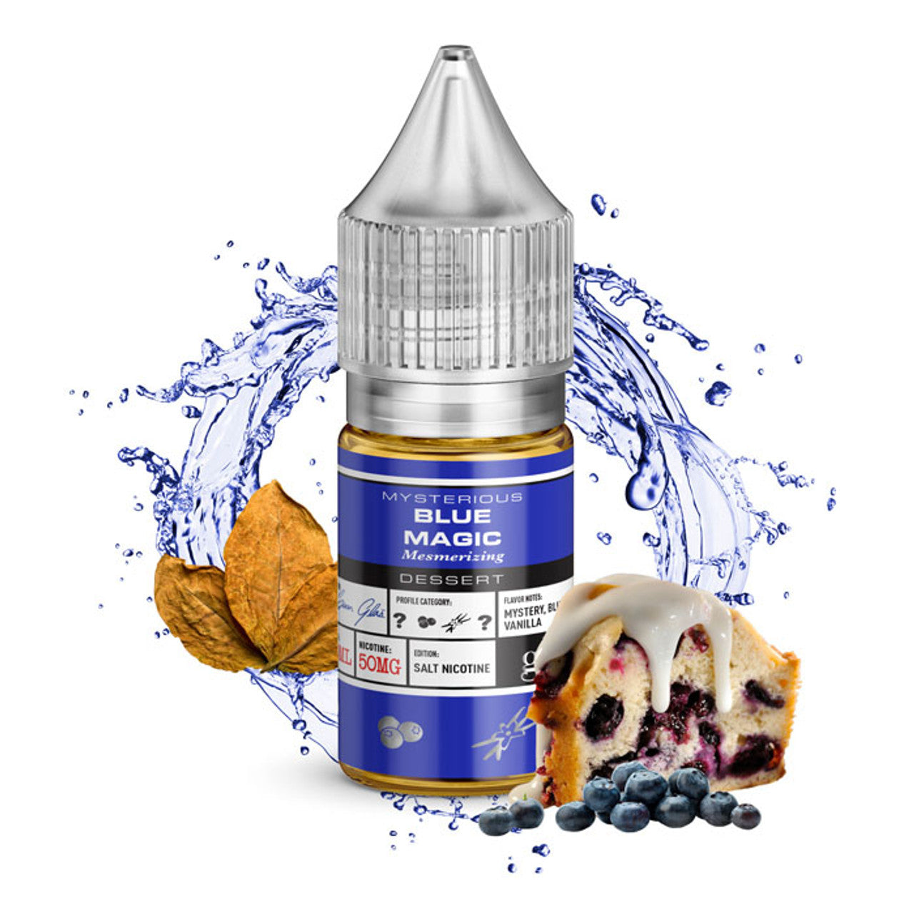 GLAS BASIX SALT BLUE RAZZ - 30ML - E-Juice Steals
