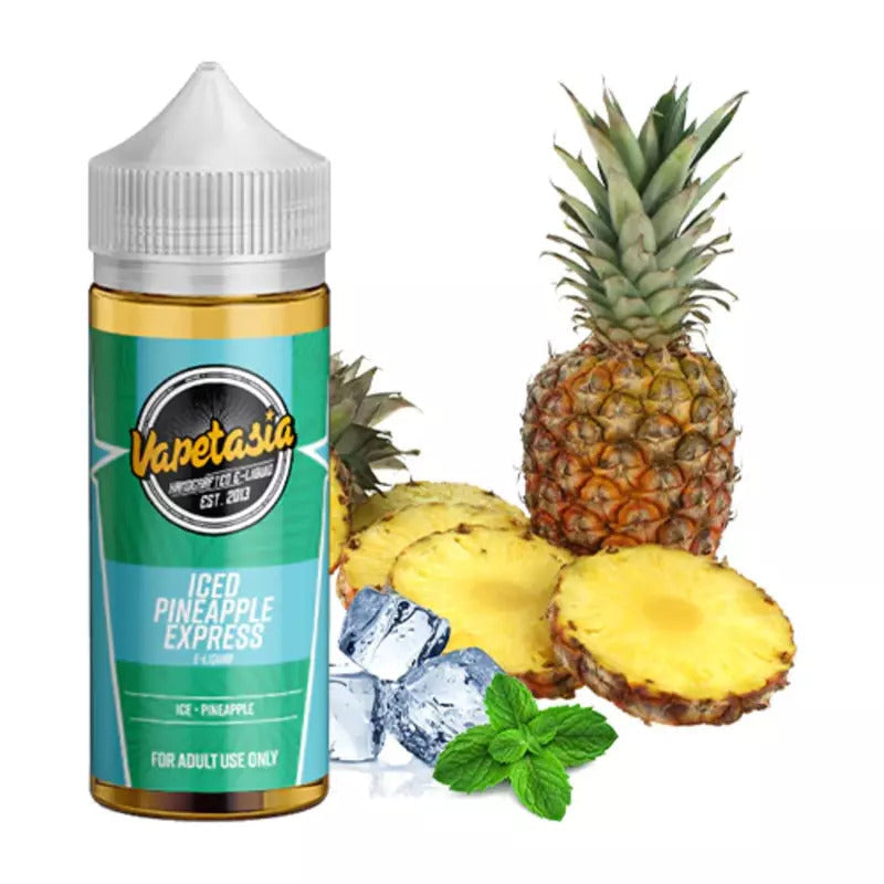 VAPETASIA E-LIQUID PINEAPPLE EXPRESS ICED - 100ML - E-Juice Steals