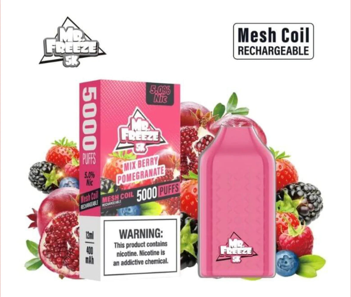 MR FREEZE 5K DISPOSABLE - 5000 PUFFS - E-Juice Steals