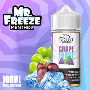 MR FREEZE E-LIQUID GRAPE FROST - 100ML - E-Juice Steals