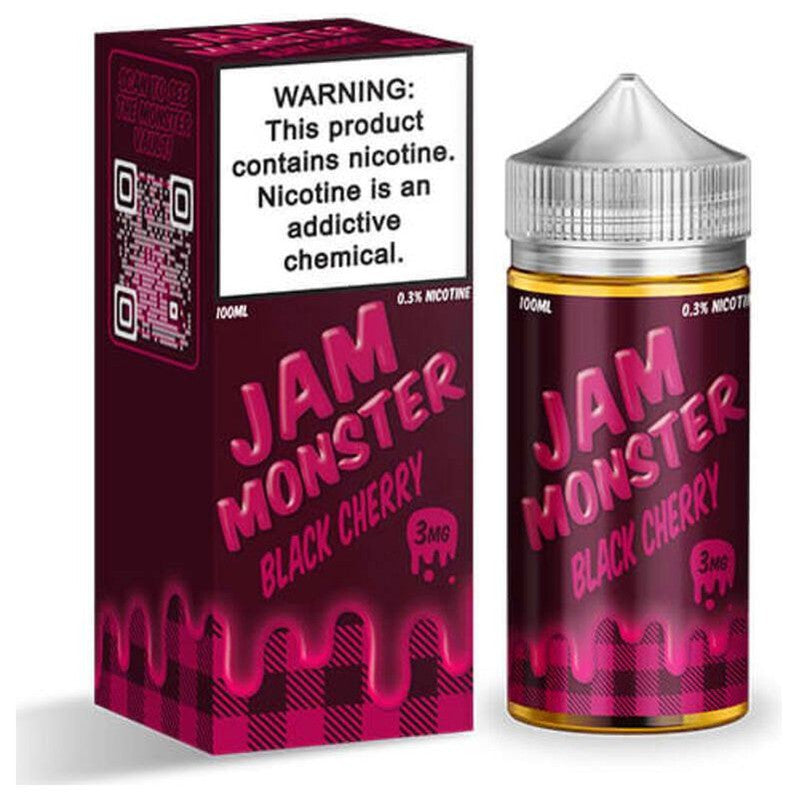 JAM MONSTER E-LIQUID BLACK CHERRY - 100ML - E-Juice Steals
