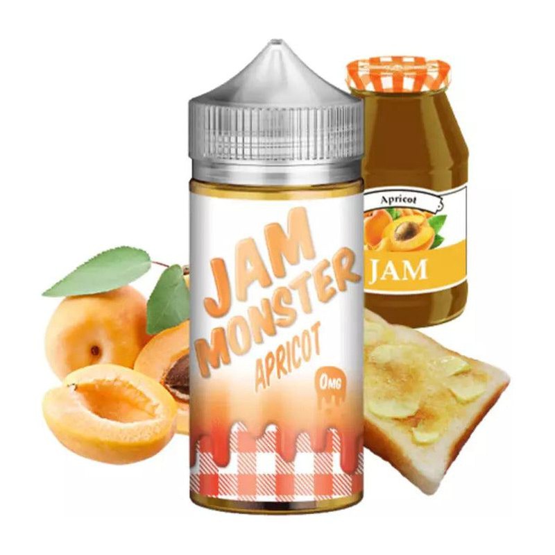 JAM MONSTER E-LIQUID APRICOT - 100ML - E-Juice Steals
