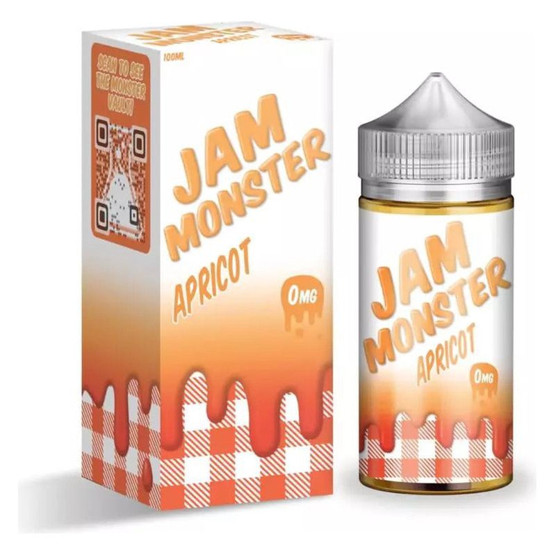JAM MONSTER E-LIQUID APRICOT - 100ML - E-Juice Steals
