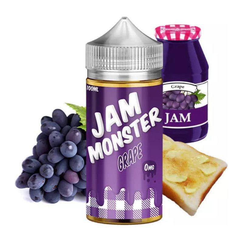 JAM MONSTER E-LIQUID GRAPE - 100ML - E-Juice Steals