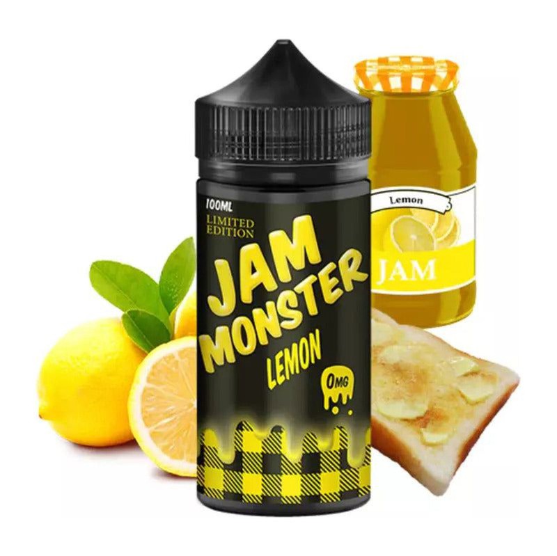 JAM MONSTER E-LIQUID LEMON - 100ML - E-Juice Steals