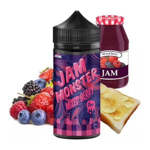JAM MONSTER E-LIQUID MIXED BERRY - 100ML - E-Juice Steals
