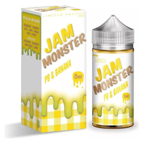 JAM MONSTER E-LIQUID PB&J BANANA - 100ML - E-Juice Steals