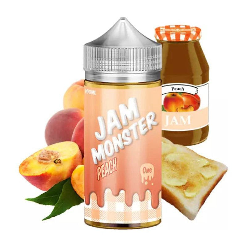 JAM MONSTER E-LIQUID PEACH - 100ML - E-Juice Steals