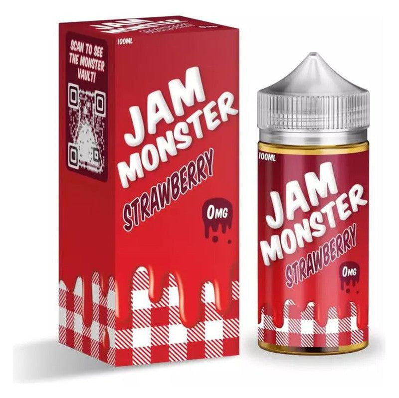 SALE! JAM MONSTER E-LIQUID STRAWBERRY - 100ML - E-Juice Steals