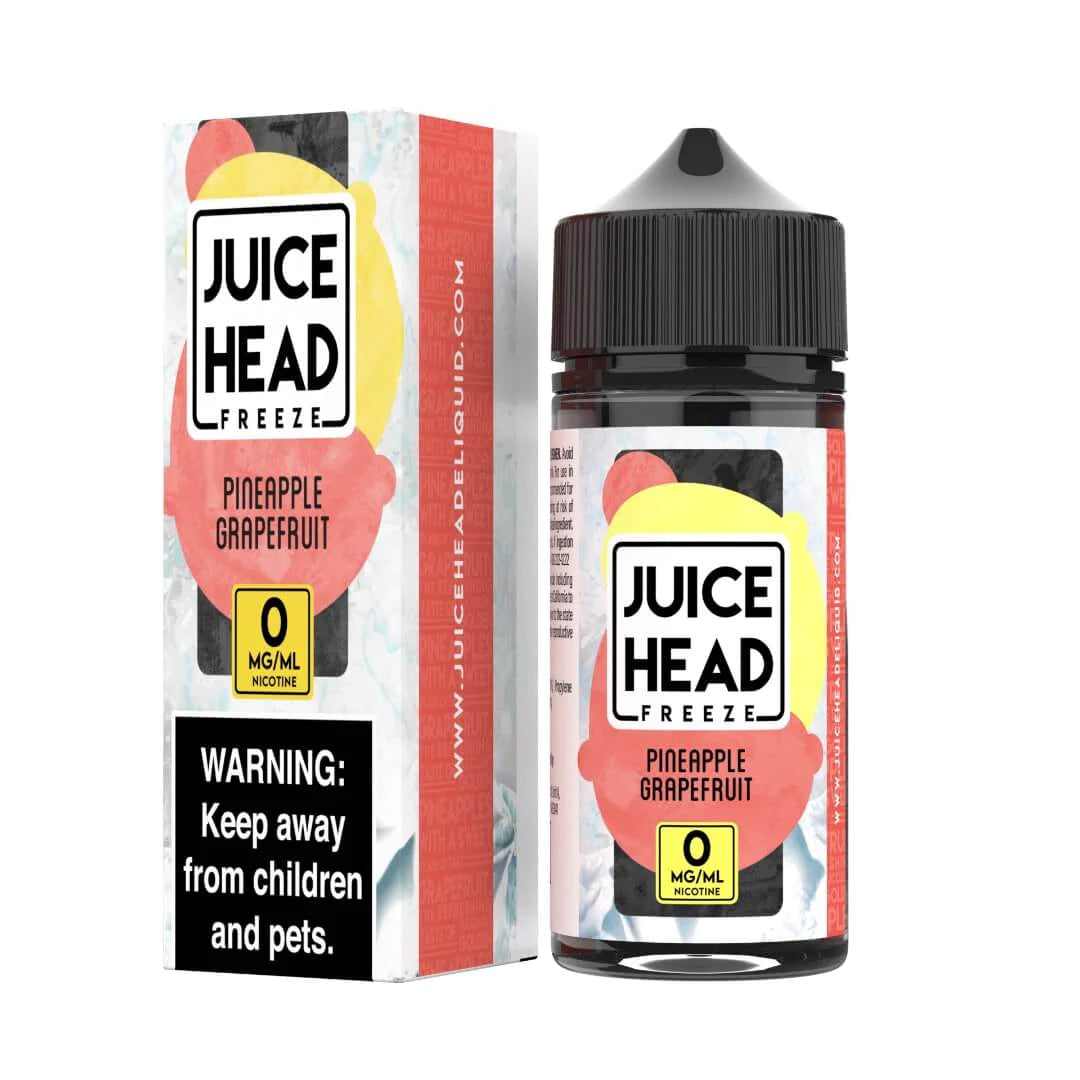 JUICE HEAD E-LIQUID PINEAPPLE GRAPEFRUIT FREEZE - 100ML - E-Juice Steals