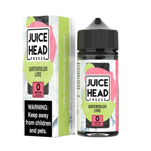 JUICE HEAD E-LIQUID WATERMELON LIME FREEZE - 30ML(FREEBASE) - E-Juice Steals