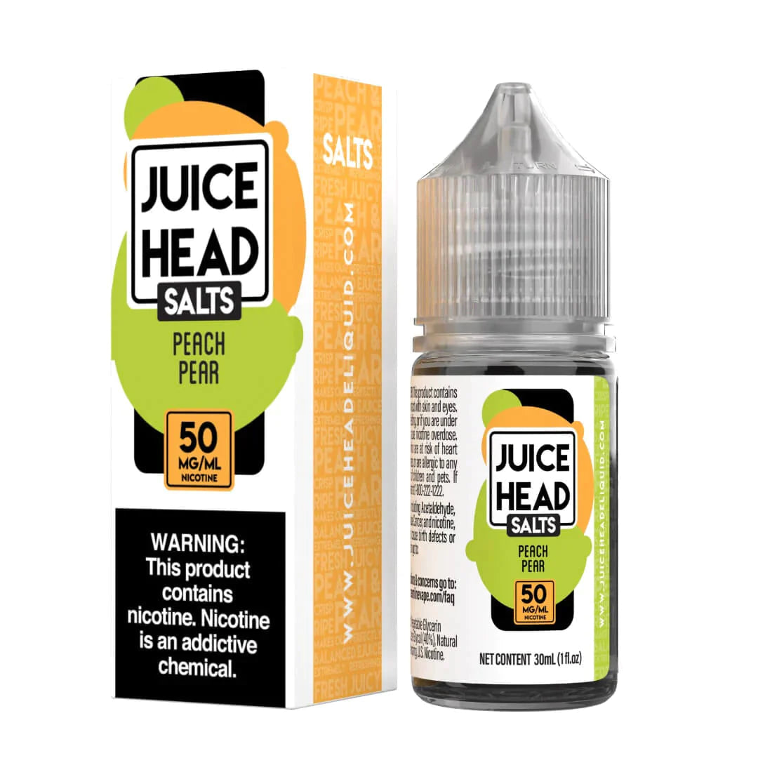 JUICE HEAD SALT PEACH PEAR - 30ML - E-Juice Steals