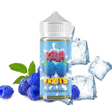 KILLA FRUITS E-JUICE ICE BLUE RASPBERRY - 100ML - E-Juice Steals