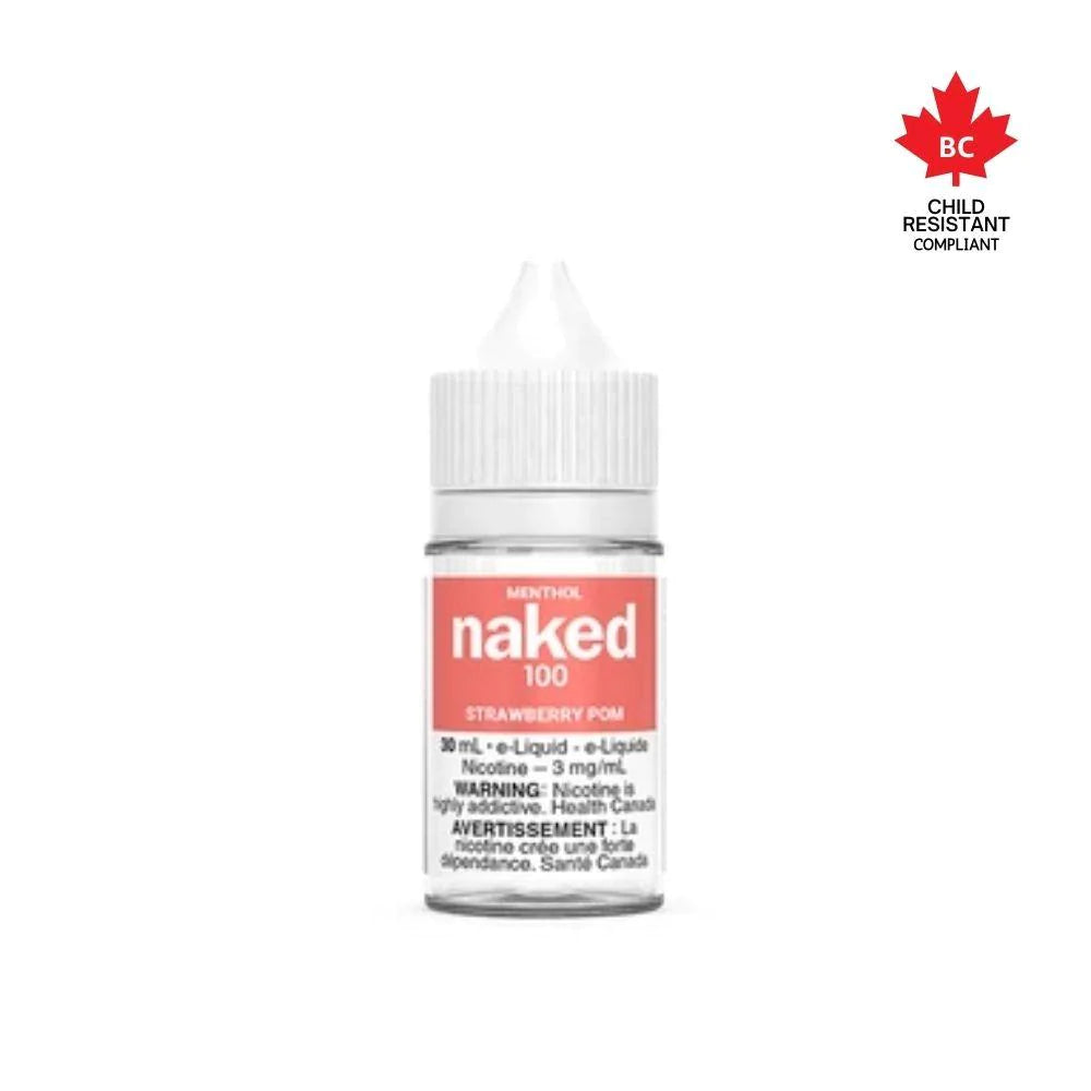 Naked E-liquids - STRAWBERRY POM MENTHOL - 30ml