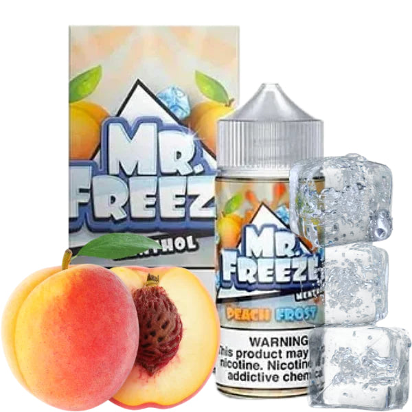 MR FREEZE E-LIQUID PEACH FROST - 100ML - E-Juice Steals