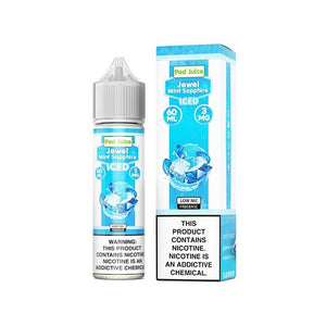 SALE! POD JUICE E-LIQUID JEWEL MINT SAPHIRE ICE - 60ML - E-Juice Steals