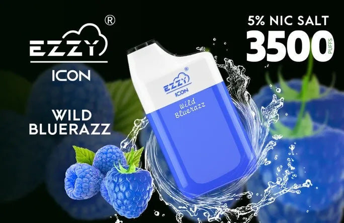 EZZY ICON - 3500 PUFFS - 5% SALT NIC - DISPOSABLE VAPE - E-Juice Steals