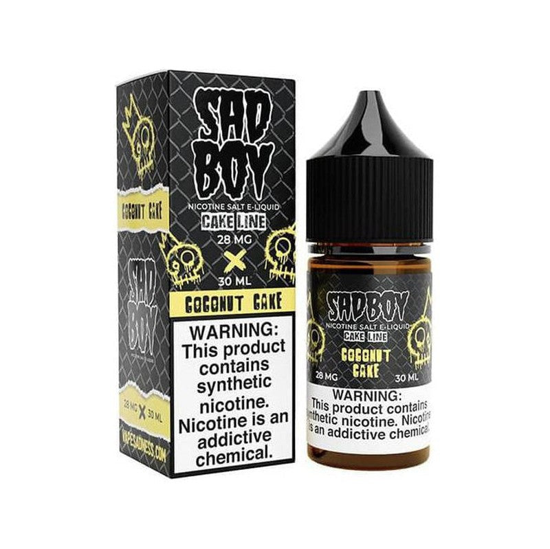 SADBOY SALTS COCONUT CAKE - 30ML - E-Juice Steals
