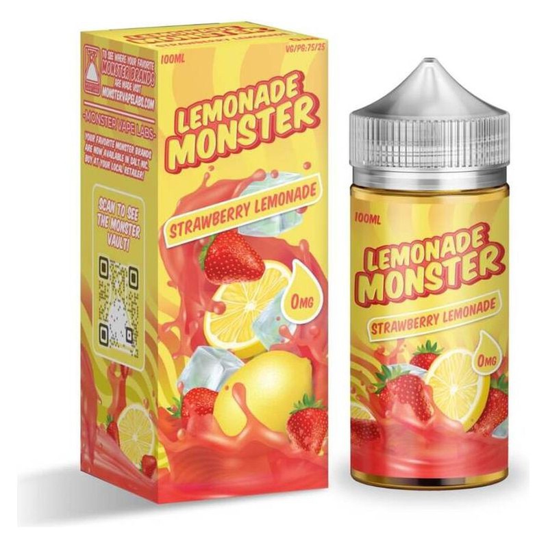 LEMONADE MONSTER E-LIQUID STRAWBERRY LEMONADE - 100ML - E-Juice Steals