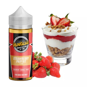 VAPETASIA E-LIQUID STRAWBERRY PARFAIT - 100ML - E-Juice Steals