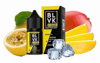 BLVK N YELLOW SALT MANGO GRAPE APPLE ICE - 30ML - E-Juice Steals