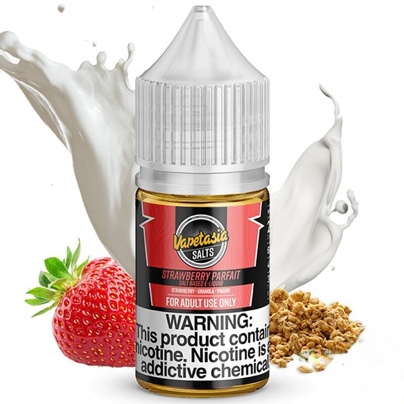 VAPETASIA SALT STRAWBERRY PARFAIT - 30ML - E-Juice Steals