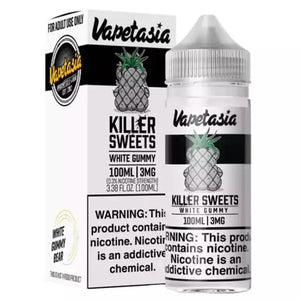 VAPETASIA E-LIQUID KILLER SWEETS WHITE GUMMY - 100ML - E-Juice Steals